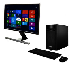 Asus K31BF Desktop PC & Full HD LED Monitor Bundle